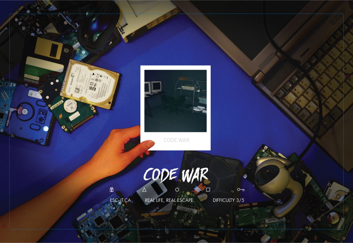 Escape Game Code War, ESC-IT. Markham.