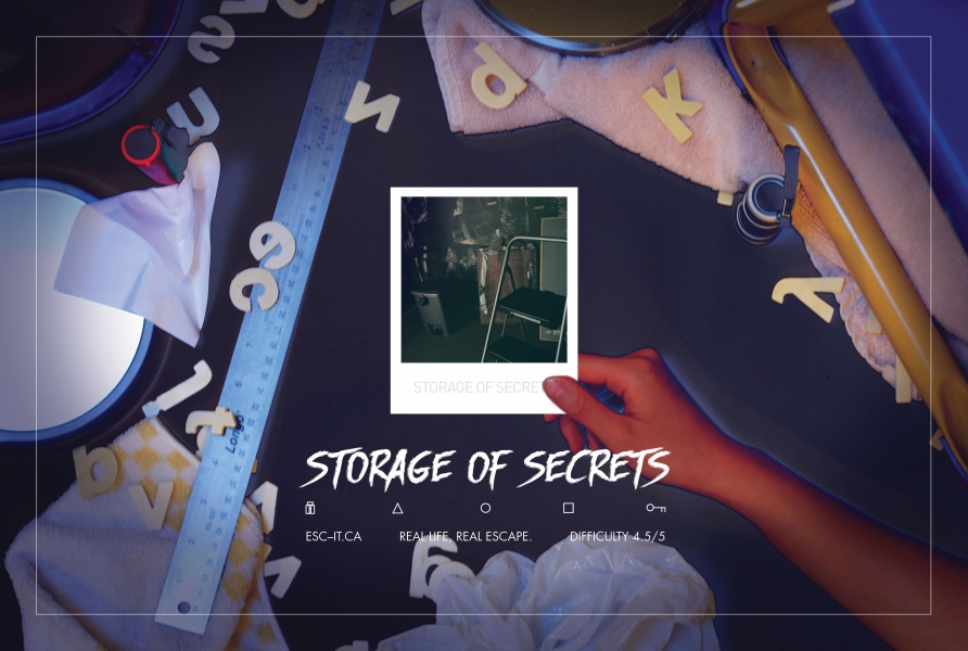 Escape Game Storage of Secrets, ESC-IT. Markham.