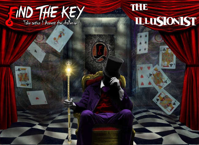 Escape Game The Illusionist, Find The Key. Montreal.